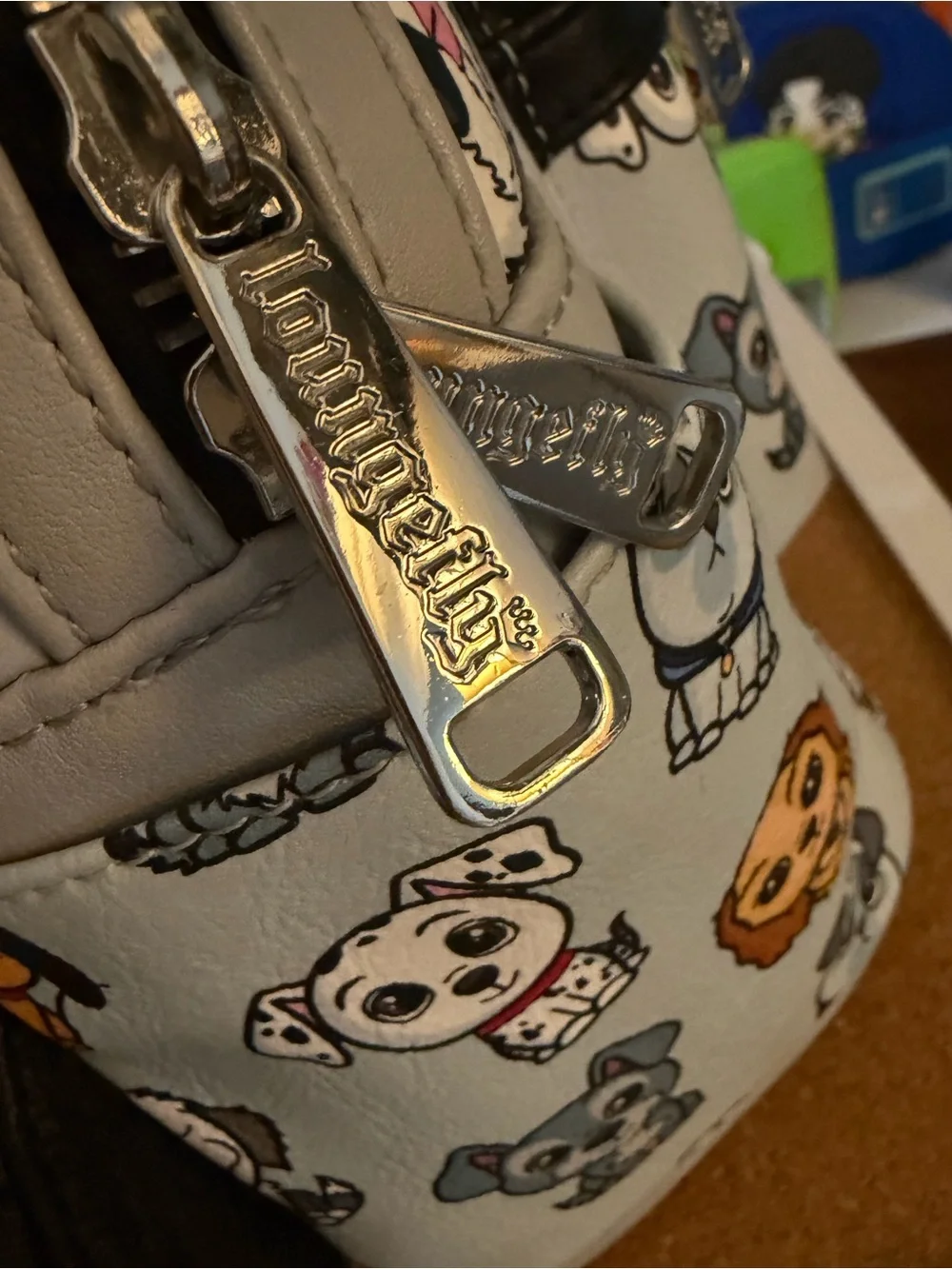 Loungefly Light Blue Disney Dogs Mini Backpack with Ear Accents